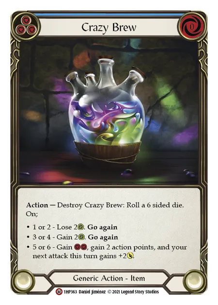 (1HP363) Flesh & Blood TCG History Pack 1 Single: Crazy Brew (Regular) Majestic