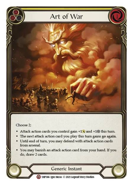 (1HP366) Flesh & Blood TCG History Pack 1 Single: Art of War (Regular) Majestic