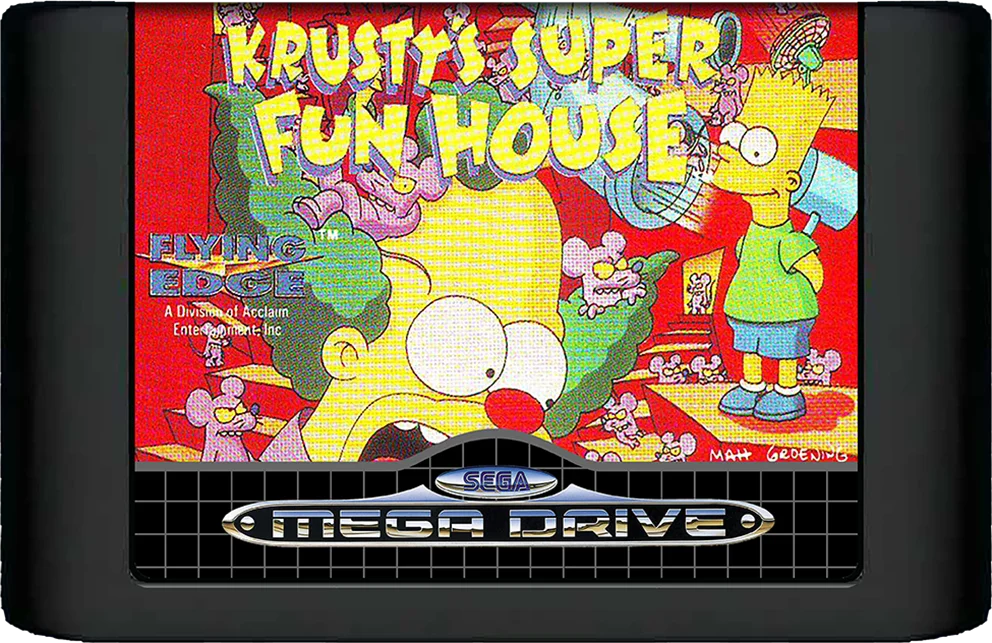 Mega Drive: Krusty's Super Fun House