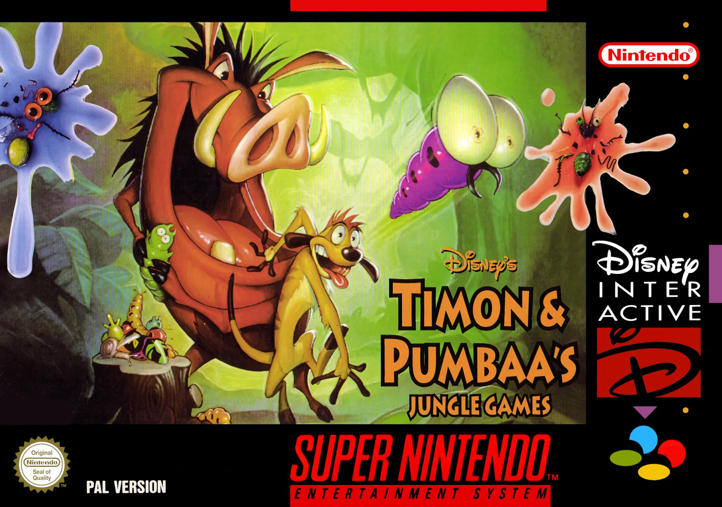 Super Nintendo: Timon and Pumbaa Jungle Games