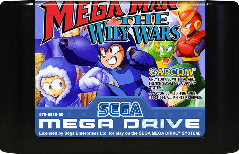 Mega Drive: Mega Man: The Wily Wars