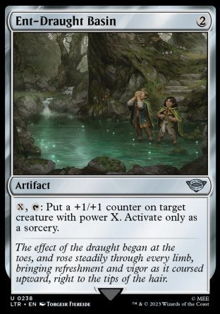 (238) Magic The Gathering The Lord of the Rings: Tales of Middle-earth Single: Ent-Draught Basin Uncommon