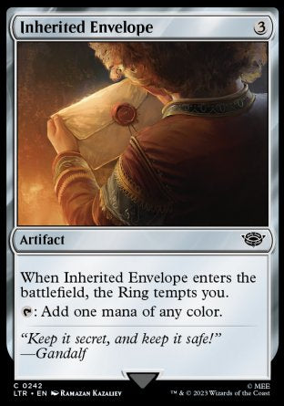 (242) Magic The Gathering The Lord of the Rings: Tales of Middle-earth Single: Inherited Envelope Common