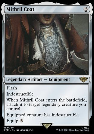 (245) Magic The Gathering The Lord of the Rings: Tales of Middle-earth Single: Mithril Coat Rare