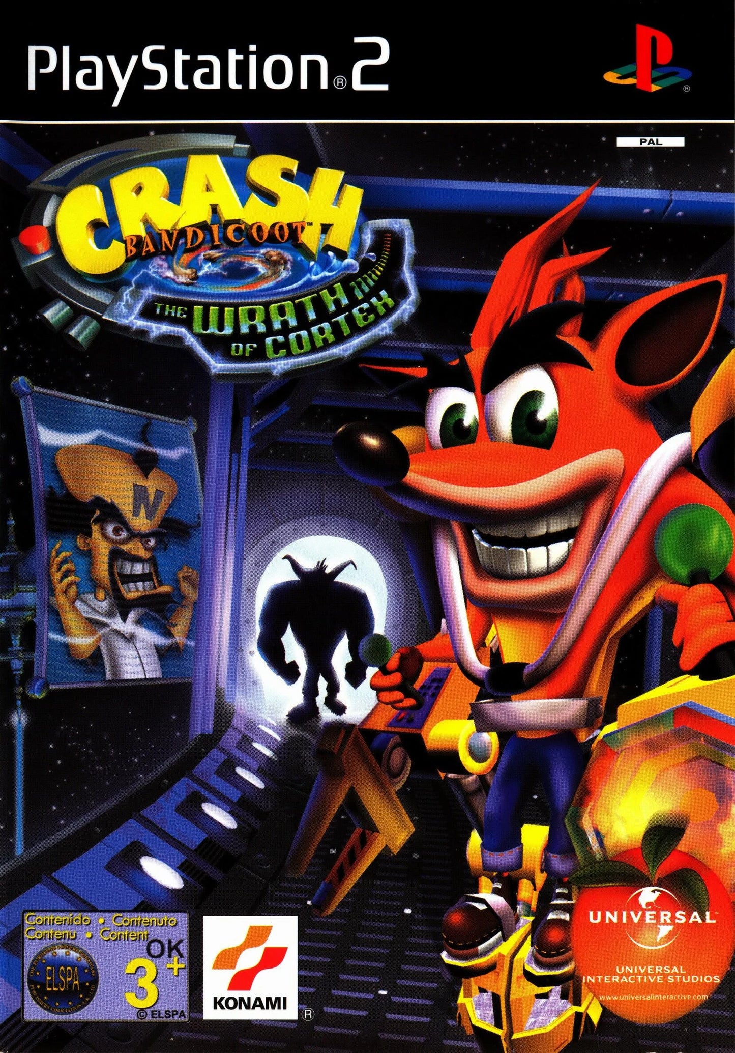Playstation 2: Crash Bandicoot The Wrath of Cortex