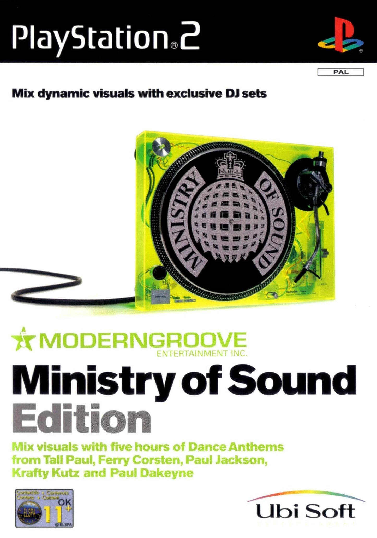 Playstation 2: Modern Groove: Ministry of Sound Edition
