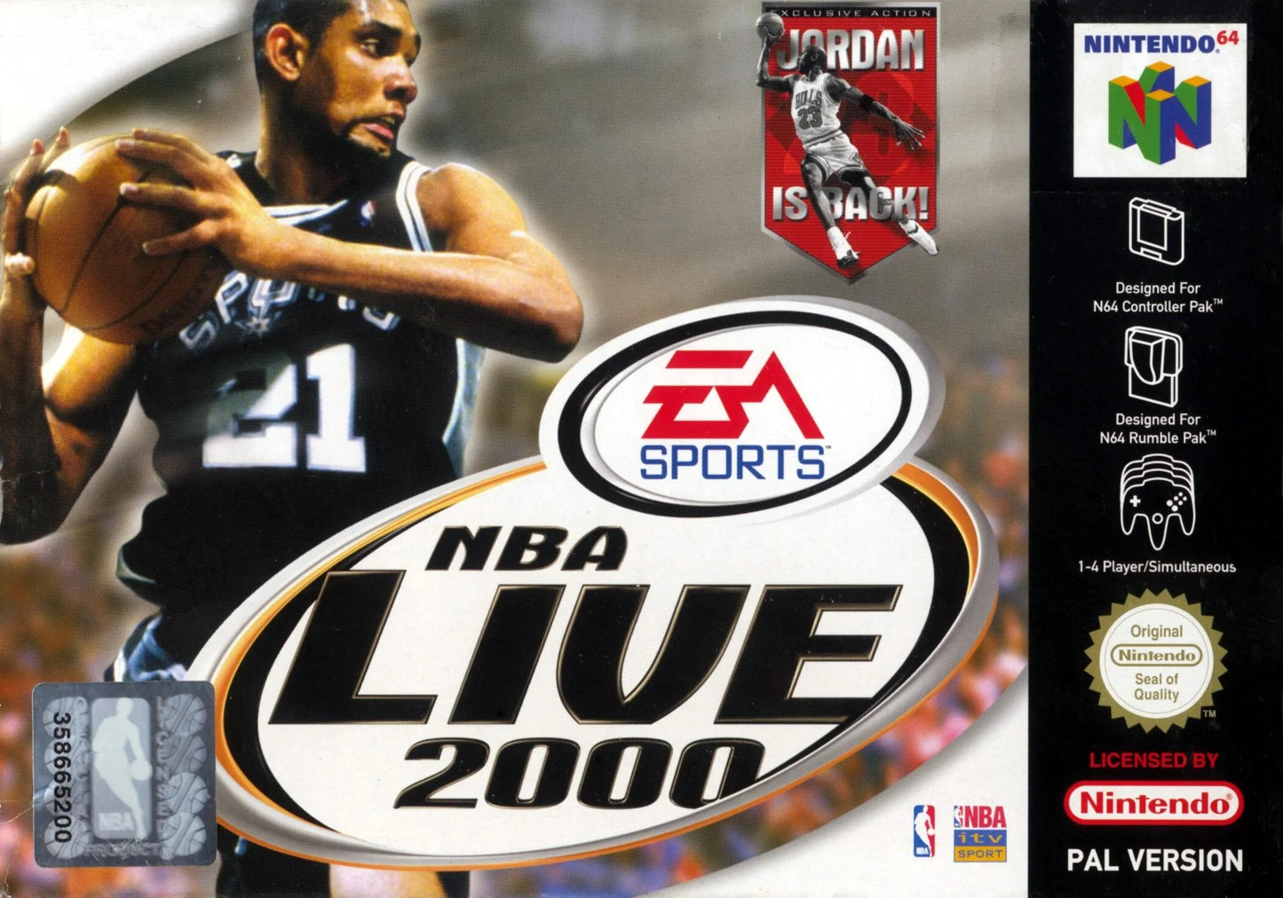 Nintendo 64: NBA Live 2000