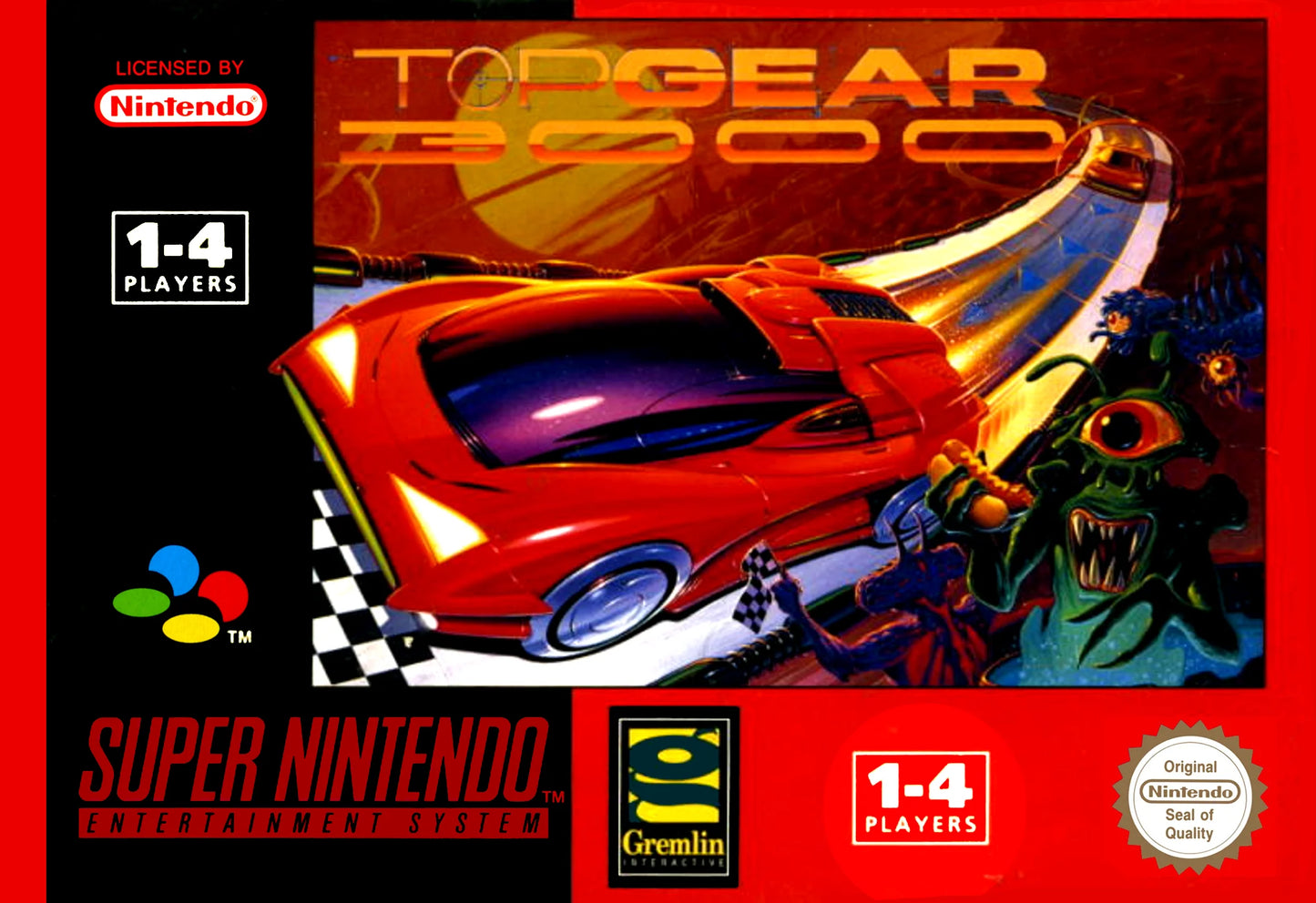 Super Nintendo: Top Gear 3000