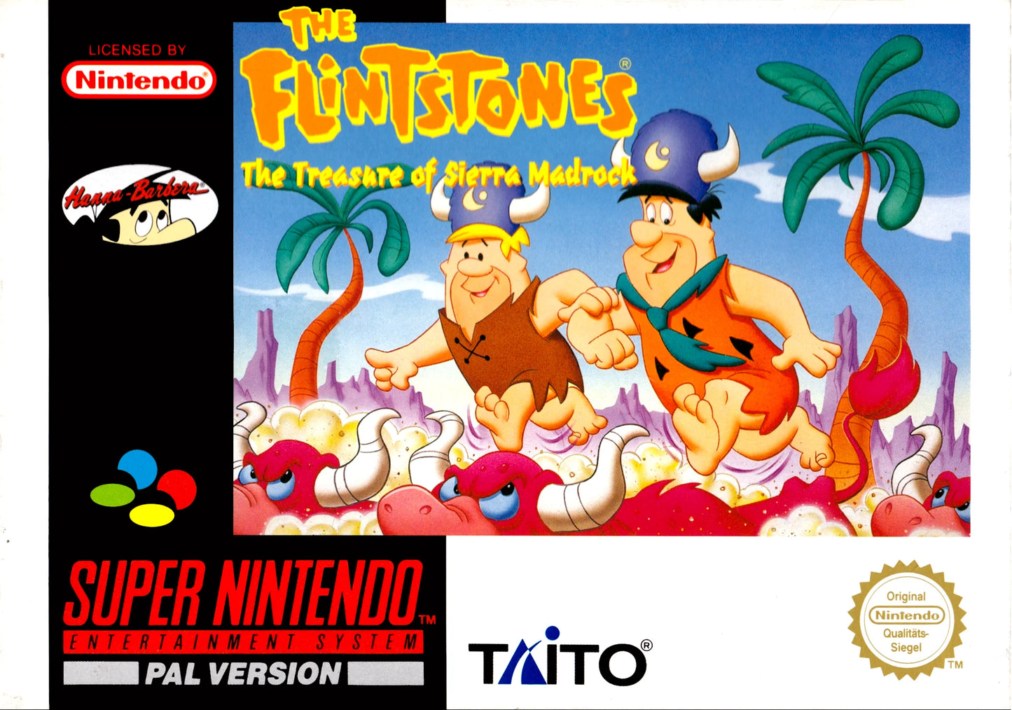 Super Nintendo: The Flintstones The Treasure of Sierra Madrock