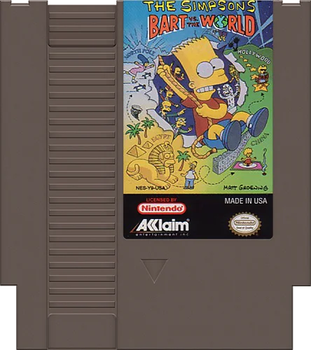 NES: The Simpsons Bart vs the World