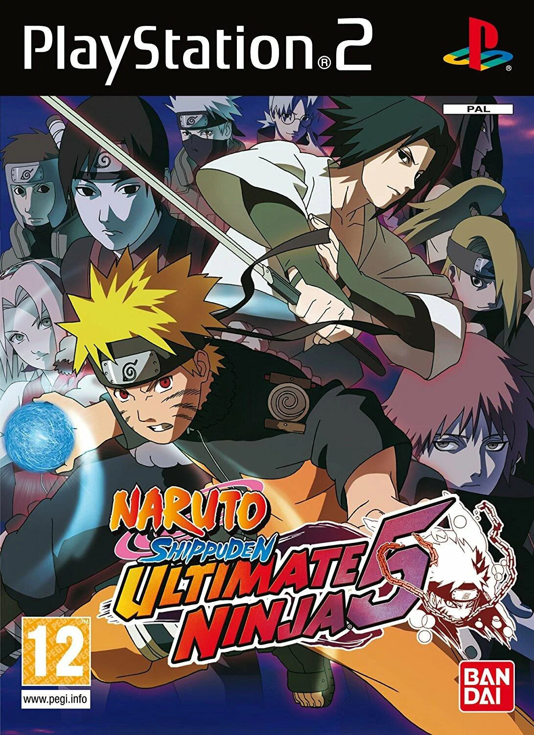 Playstation 2: Naruto Shippuden: Ultimate Ninja 5