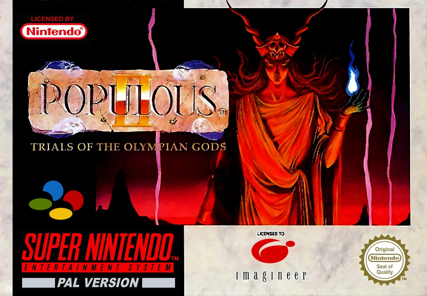 Super Nintendo: Populous II: Trials of the Olympian Gods