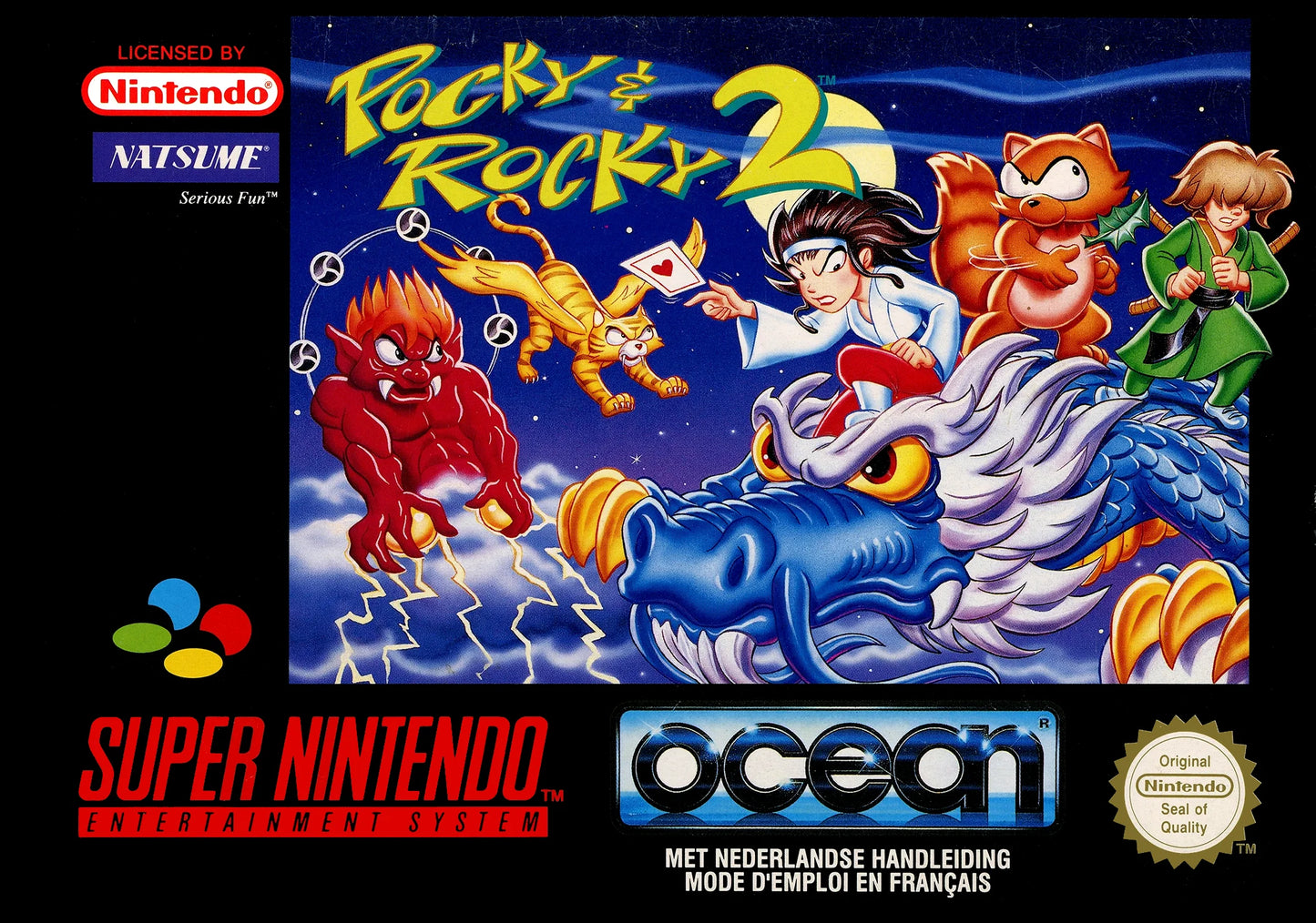 Super Nintendo: Pocky and Rocky 2