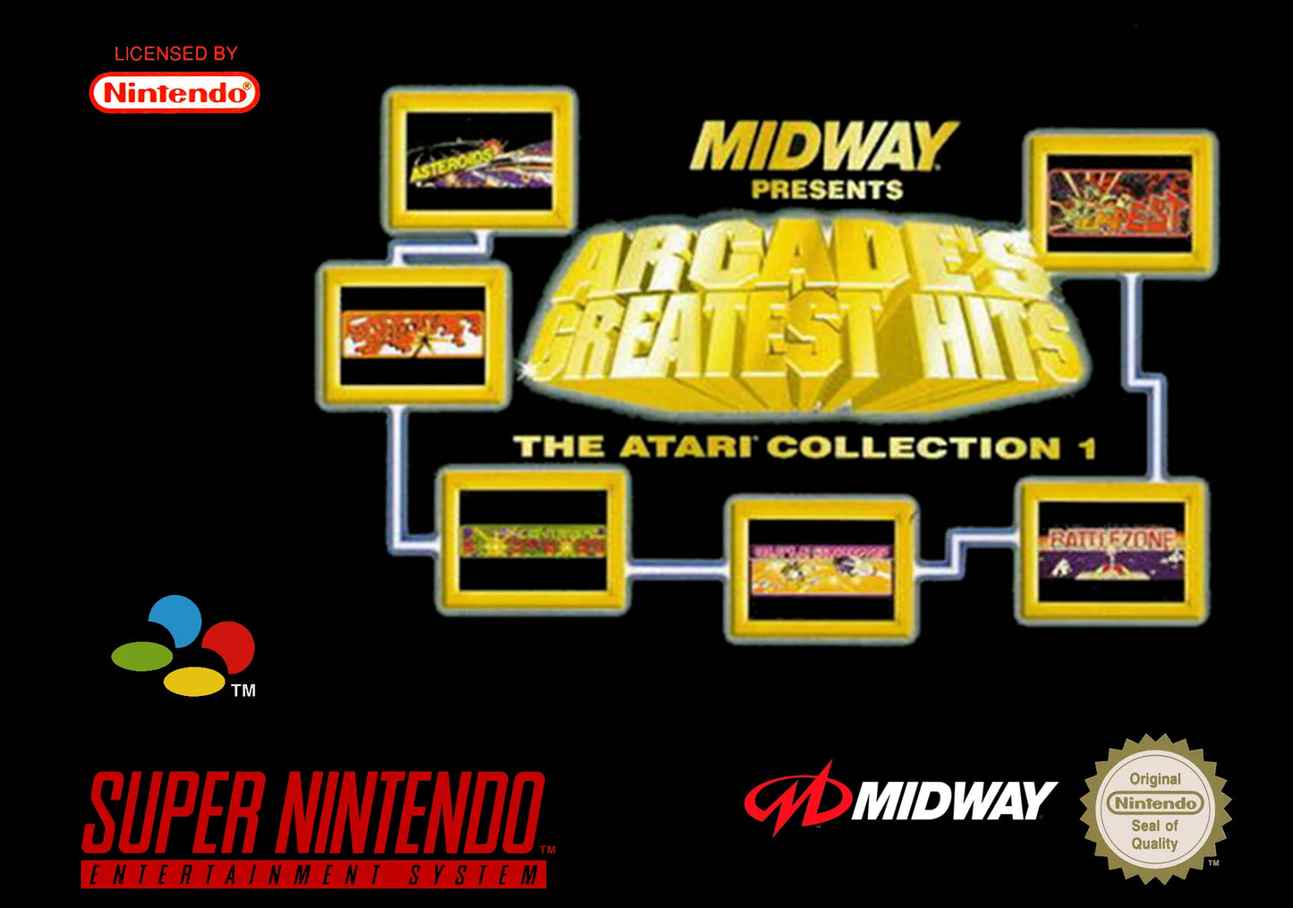 Super Nintendo: Arcade's Greatest Hits Atari Collection 1