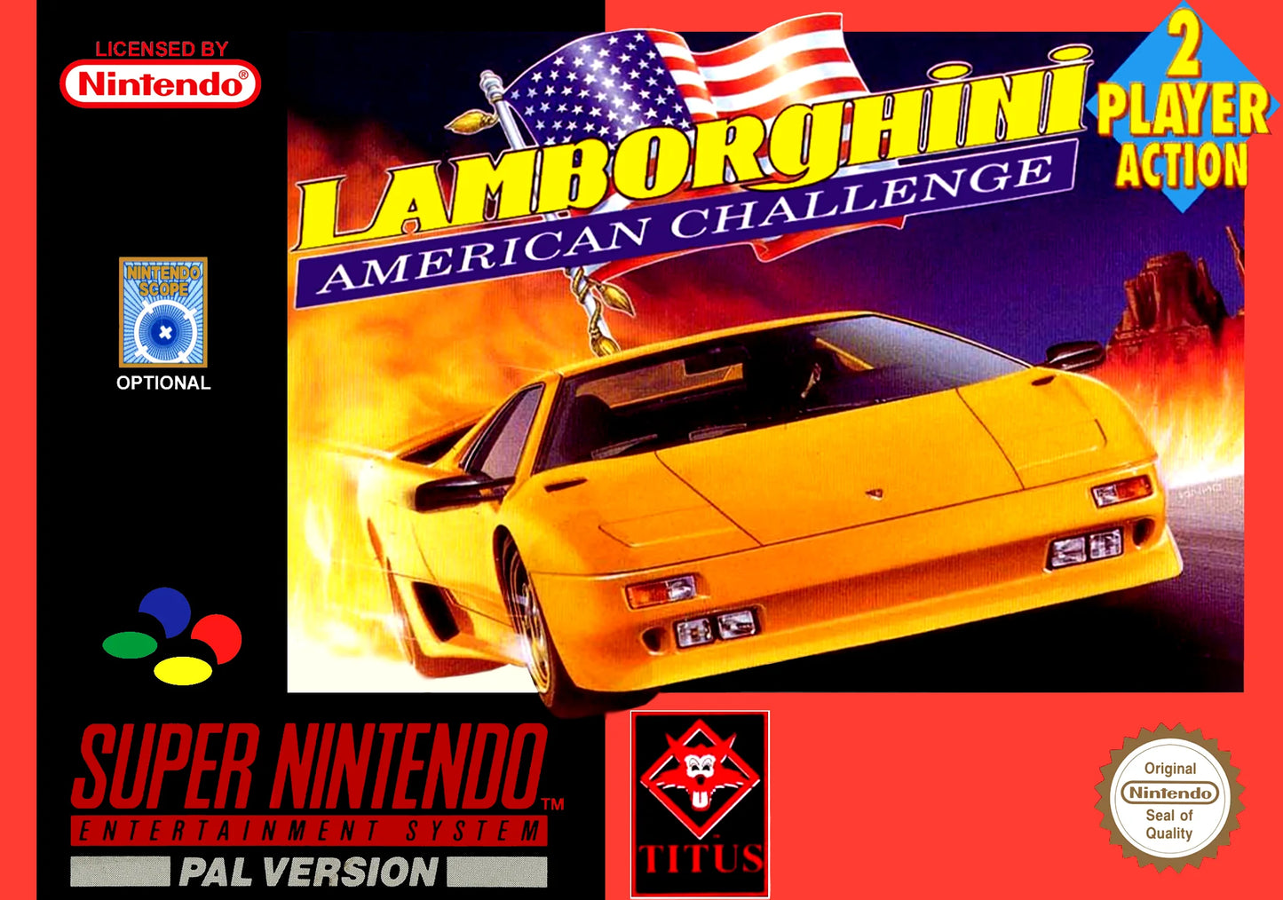 Super Nintendo: Lamborghini American Challenge