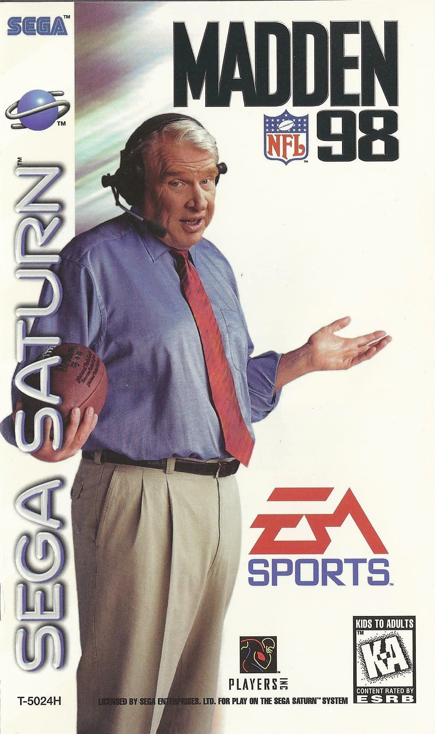 Saturn: Madden NFL 98