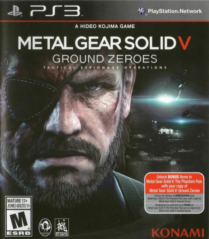 Playstation 3: Metal Gear Solid V: Ground Zeroes