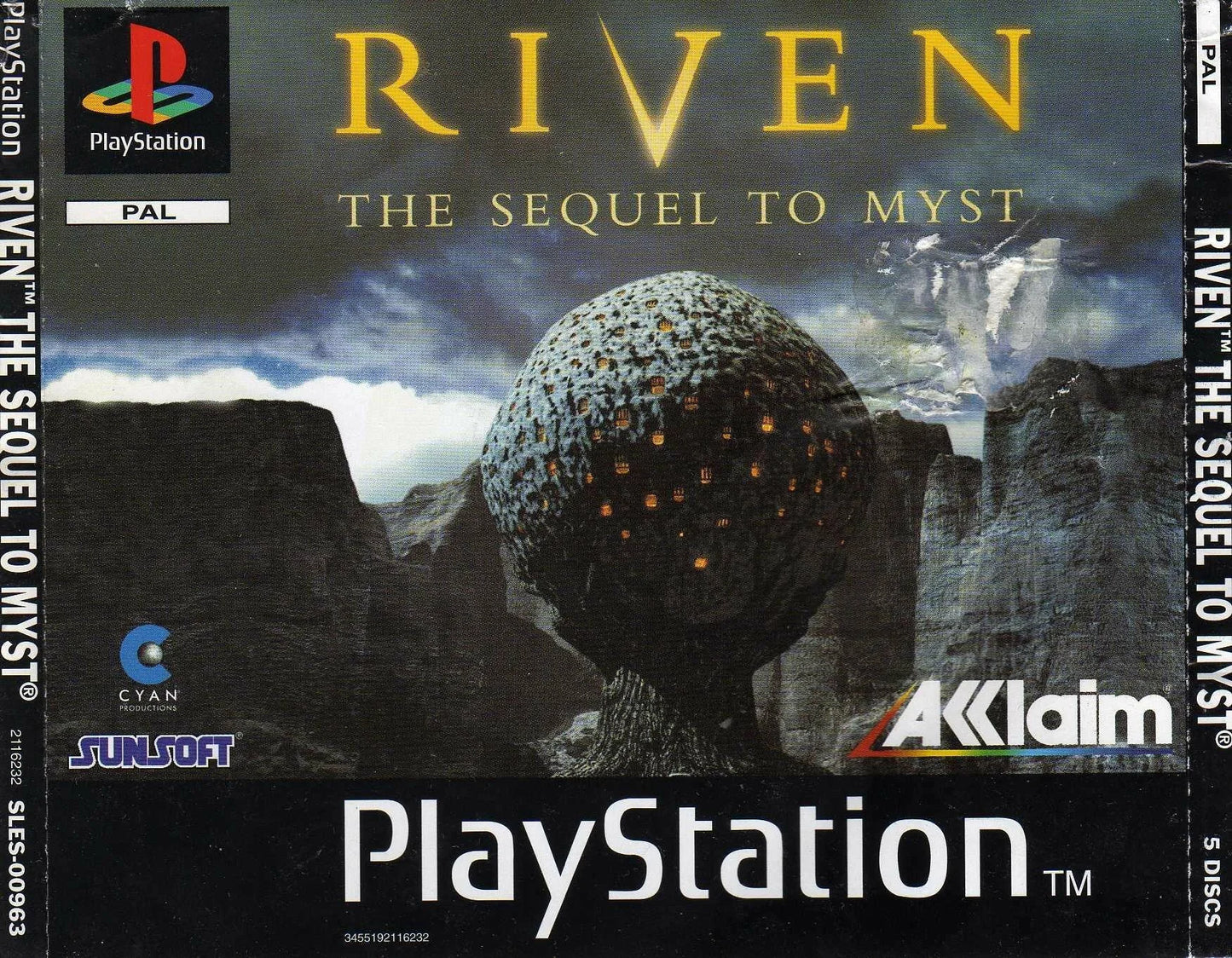 Playstation: Riven The Sequel to Myst