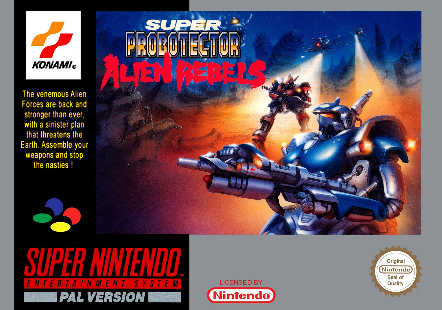 Super Nintendo: Super Probotector: Alien Rebels