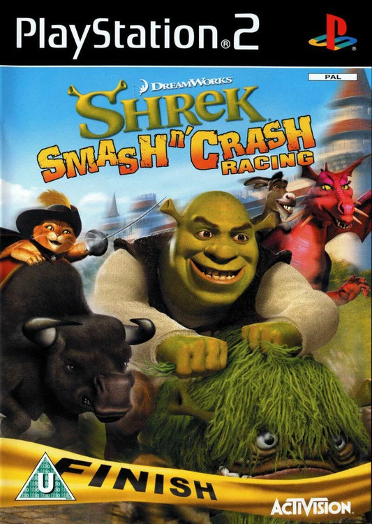 Playstation 2: Shrek Smash and Crash Racing