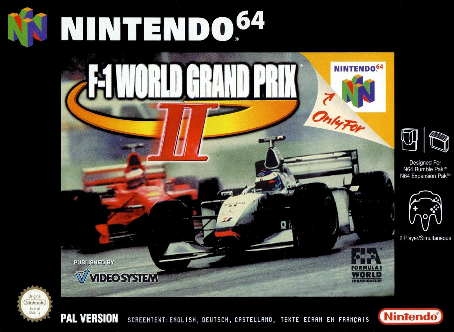 Nintendo 64: F1 World Grand Prix II