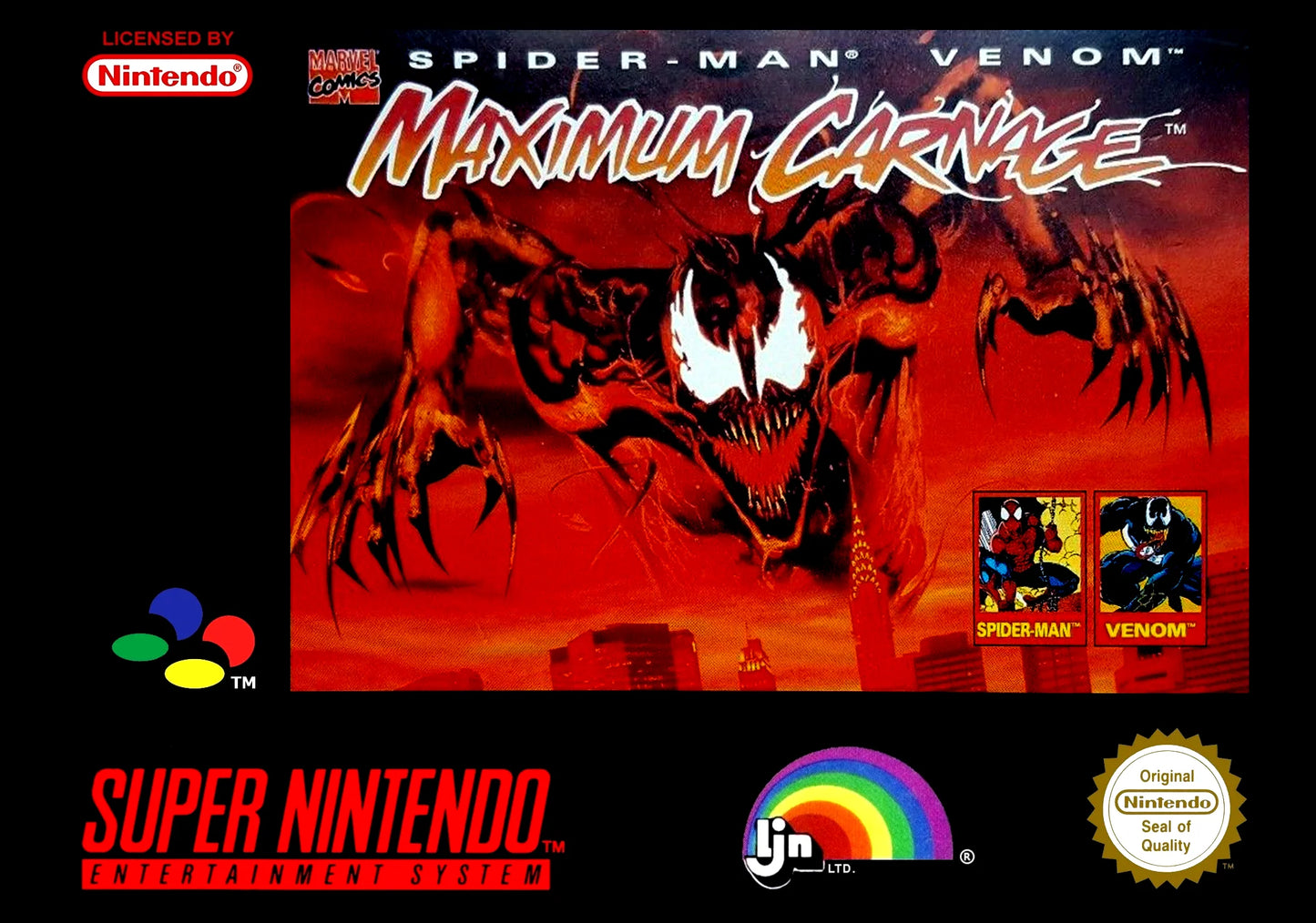 Super Nintendo: Spiderman Maximum Carnage