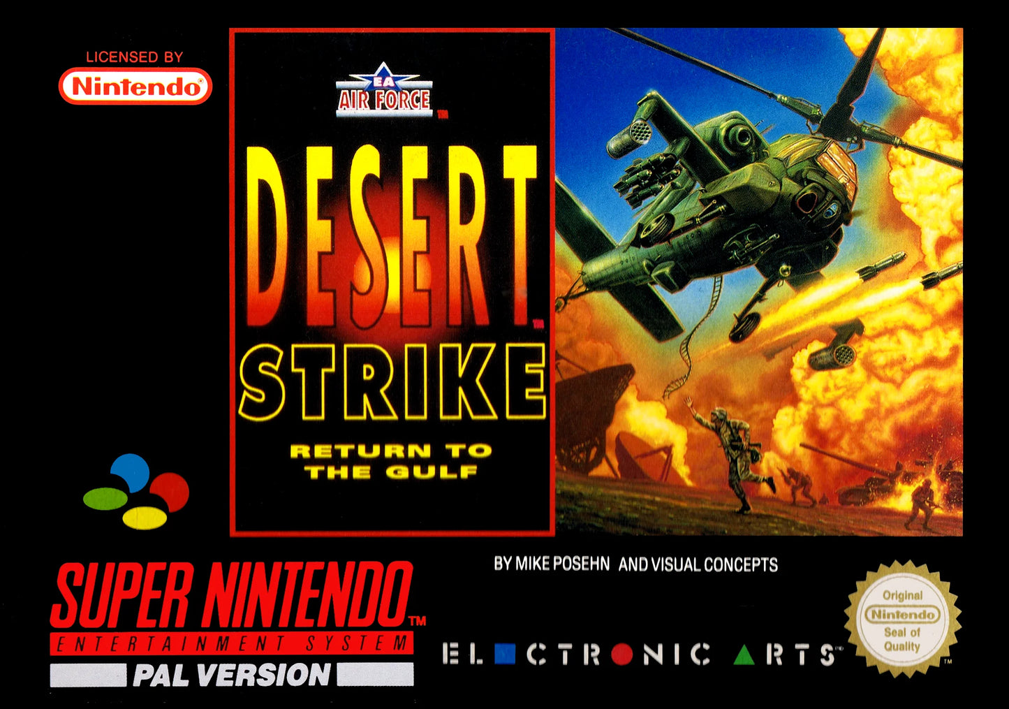Super Nintendo: Desert Strike Return to the Gulf