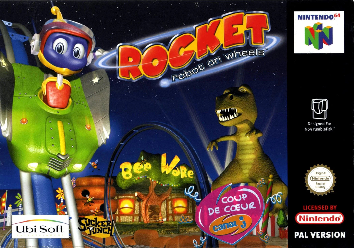 Nintendo 64: Rocket Robot on Wheels