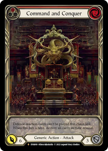 DYN000) Flesh & Blood TCG Dynasty Single: Command and Conquer (Cold F – Puca Puca Games