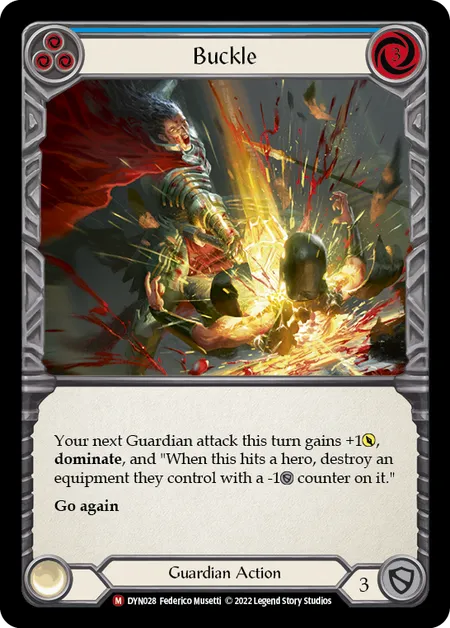 (DYN028) Flesh & Blood TCG Dynasty Single: Buckle (Regular) Majestic