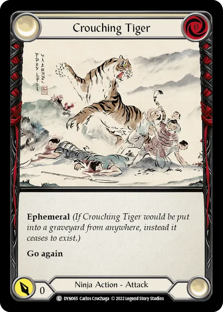 (DYN065) Flesh & Blood TCG Dynasty Single: Crouching Tiger (Marvel) Marvel