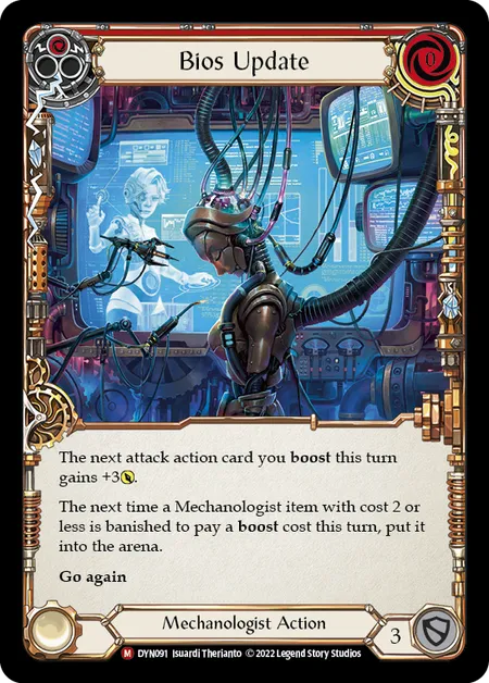 (DYN091) Flesh & Blood TCG Dynasty Single: Bios Update (Rainbow Foil) Majestic
