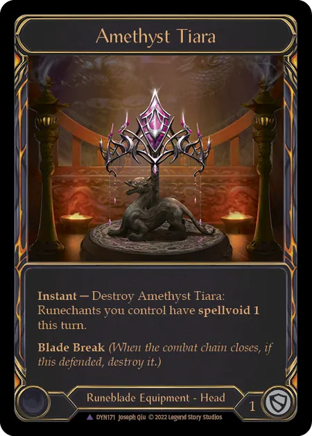(DYN171) Flesh & Blood TCG Dynasty Single: Amethyst Tiara (Marvel) Marvel