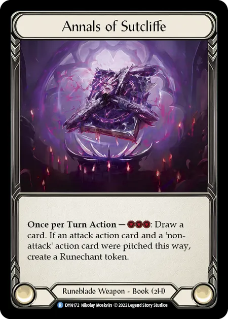 (DYN172) Flesh & Blood TCG Dynasty Single: Annals of Sutcliffe (Rainbow Foil) Rare