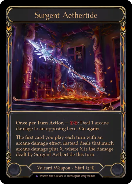 (DYN192) Flesh & Blood TCG Dynasty Single: Surgent Aethertide (Marvel) Marvel
