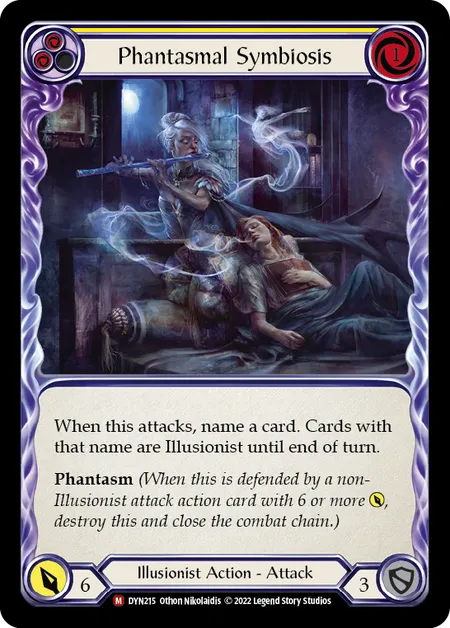 (DYN215) Flesh & Blood TCG Dynasty Single: Phantasmal Symbiosis (Rainbow Foil) Majestic