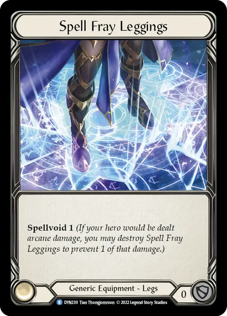 (DYN239) Flesh & Blood TCG Dynasty Single: Spell Fray Leggings (Regular) Rare