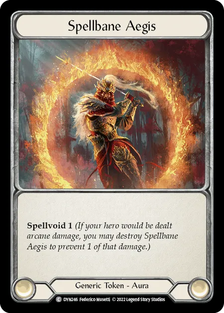 (DYN246) Flesh & Blood TCG Dynasty Single: Spellbane Aegis (Regular) Common