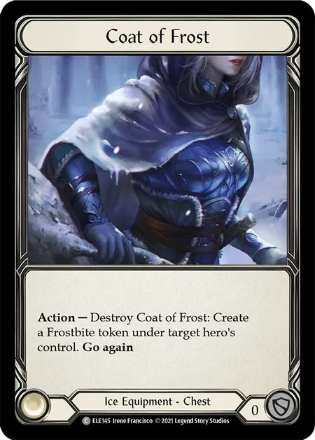 (ELE145) Flesh & Blood TCG Tales of Aria - First Single: Coat of Frost (Regular) Common