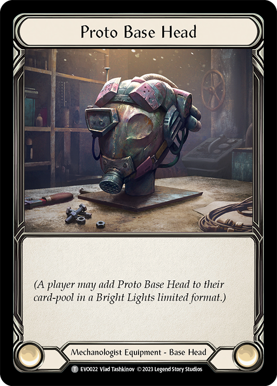 (EVO022) Flesh & Blood TCG Bright Lights Single: Proto Base Head (Regular) Common