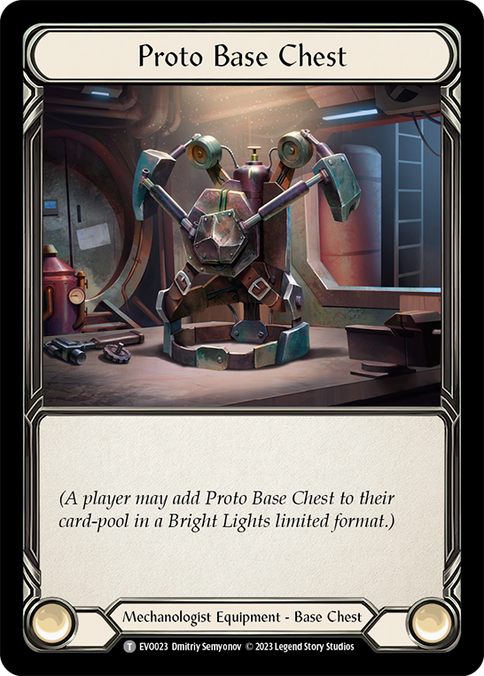 (EVO023) Flesh & Blood TCG Bright Lights Single: Proto Base Chest (Regular) Common