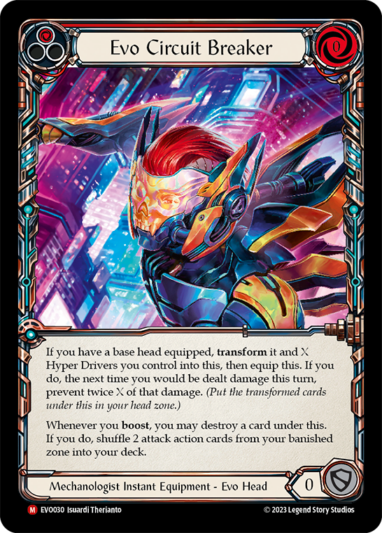 (EVO030) Flesh & Blood TCG Bright Lights Single: Evo Circuit Breaker (Regular) Majestic