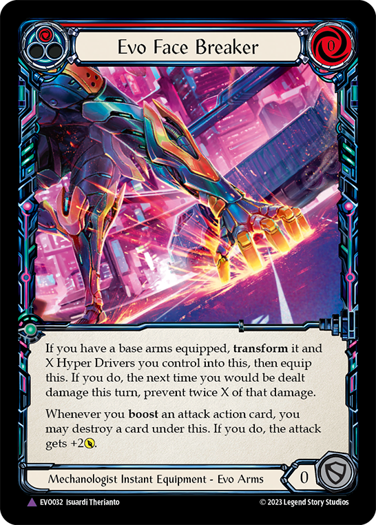 (EVO032) Flesh & Blood TCG Bright Lights Single: Evo Face Breaker (Marvel) Marvel