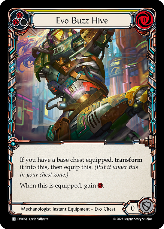 (EVO051) Flesh & Blood TCG Bright Lights Single: Evo Buzz Hive (Regular) Common
