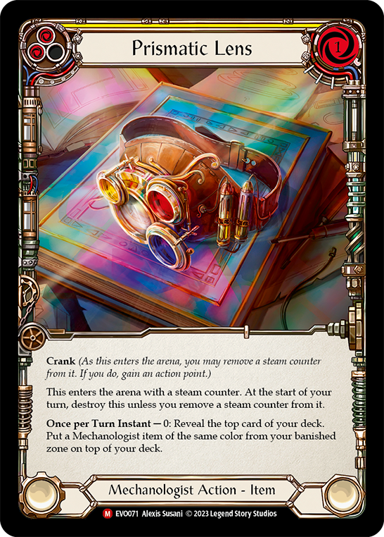 (EVO071) Flesh & Blood TCG Bright Lights Single: Prismatic Lens (Regular) Majestic