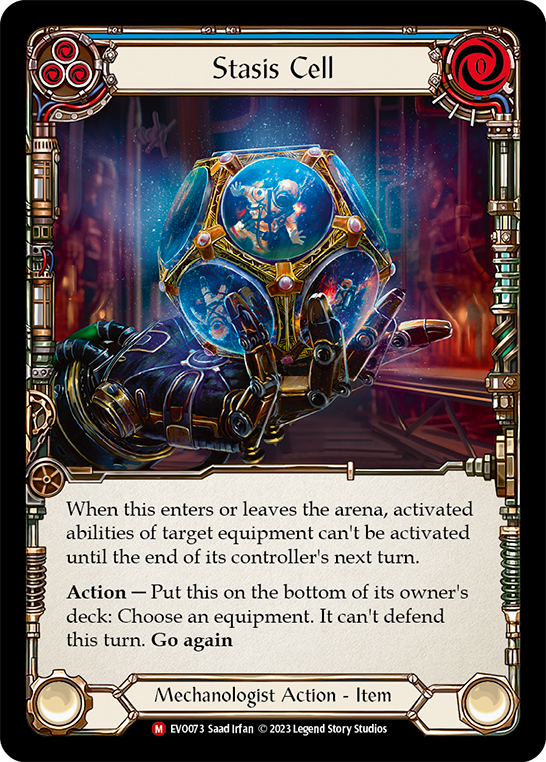 (EVO073) Flesh & Blood TCG Bright Lights Single: Stasis Cell (Regular) Majestic
