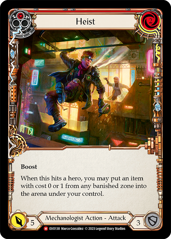 (EVO138) Flesh & Blood TCG Bright Lights Single: Heist (Regular) Majestic