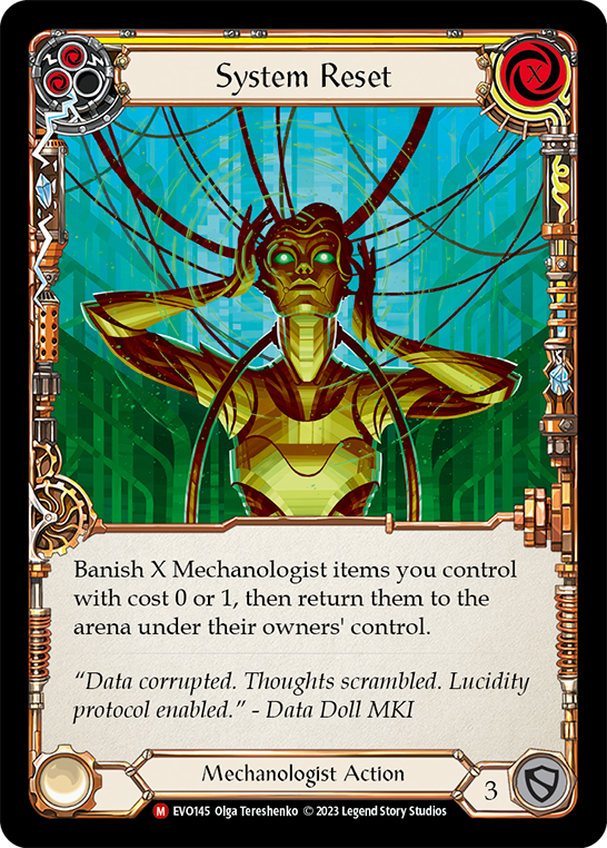 (EVO145) Flesh & Blood TCG Bright Lights Single: System Reset (Regular) Majestic