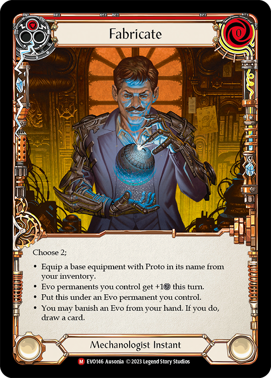 (EVO146) Flesh & Blood TCG Bright Lights Single: Fabricate (Regular) Majestic