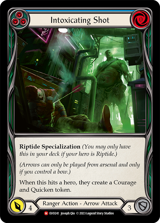 (EVO241) Flesh & Blood TCG Bright Lights Single: Intoxicating Shot (Regular) Majestic